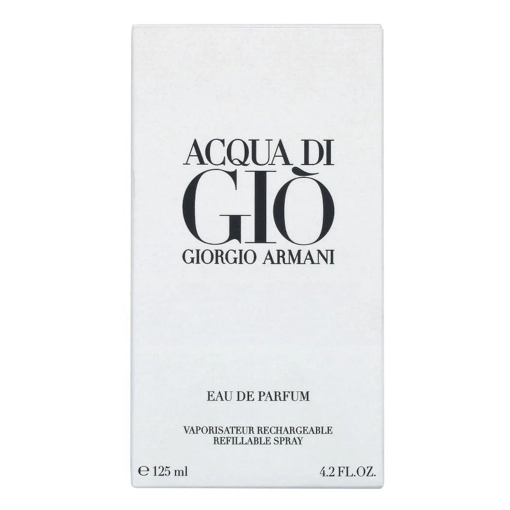 Acqua Di Giò Eau de Parfum 4.2 oz (125ml) By Giorgio Armani
